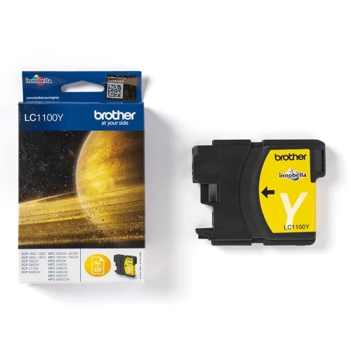Brother LC-1100Y (LC1100Y) Rašalinė kasetė, Geltona