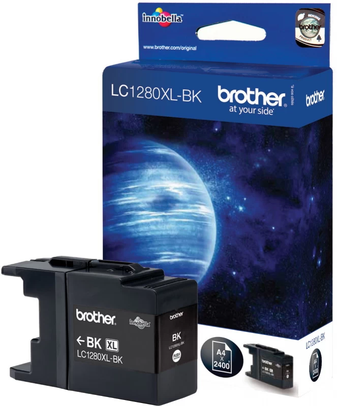 Brother Lc1280xl-bk Juodas Rašalas