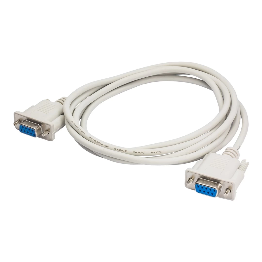 Cable Akyga AK-CO-04 (RS-232 F - RS-232 F; 2m; white color)