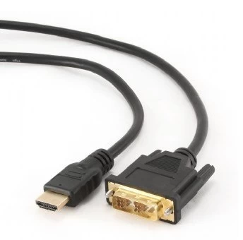 Cable GEMBIRD CC-HDMI-DVI-6 (HDMI M - DVI-D M; 1,8m; black color)