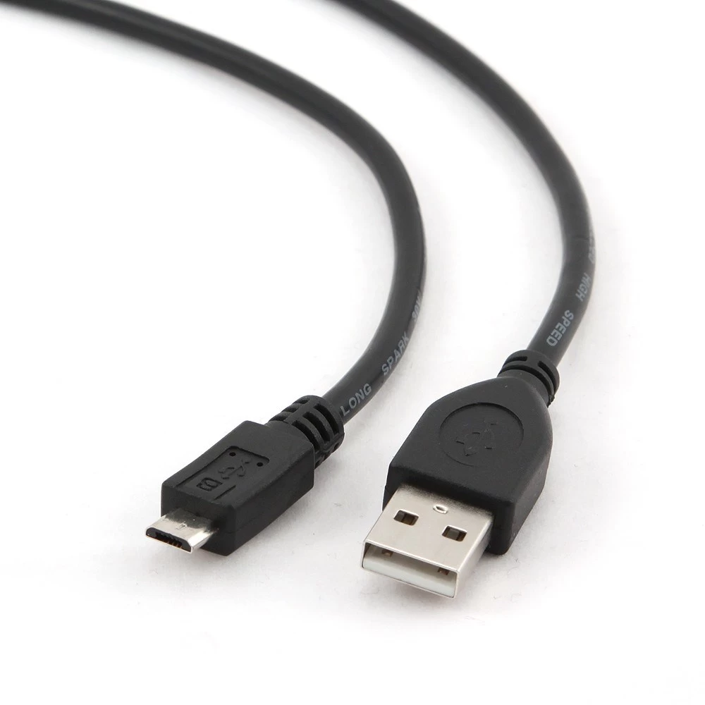 Cable GEMBIRD CCP-MUSB2-AMBM-6 (USB M - Micro USB M; 1,8m; black color)