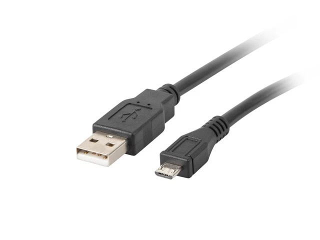 Cable Lanberg CA-USBM-10CC-0010-BK (USB 2.0 M - Micro USB M; 1m; black color)