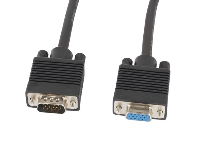 Cable Lanberg CA-VGAC-10CC-0018-B+ (D-Sub (VGA) M - D-Sub (VGA) F; 1,8m; black color)
