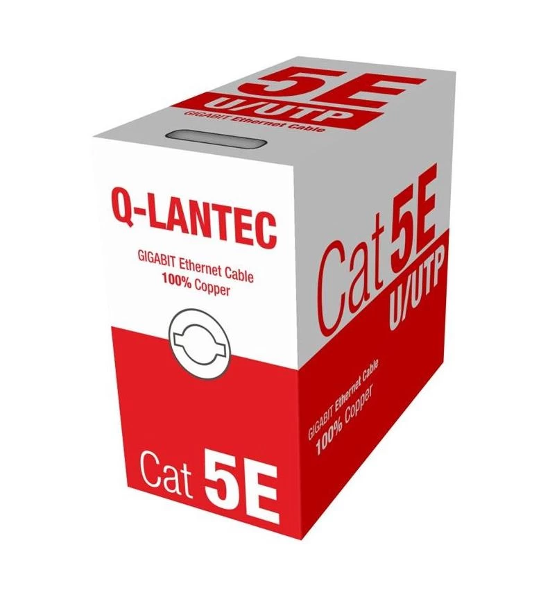Cable network A-LAN drut, 100 miedź KIU5PVC305NC (U/UTP; 305m; 5e; gray color)
