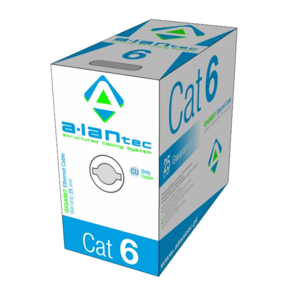 Cable network A-LAN KIU6PVC305 (U/UTP; 305m; 6; gray color)
