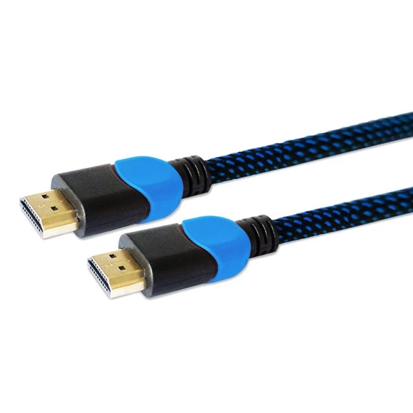 Cable SAVIO GCL-05 (HDMI M - HDMI M; 3m; black and blue color)
