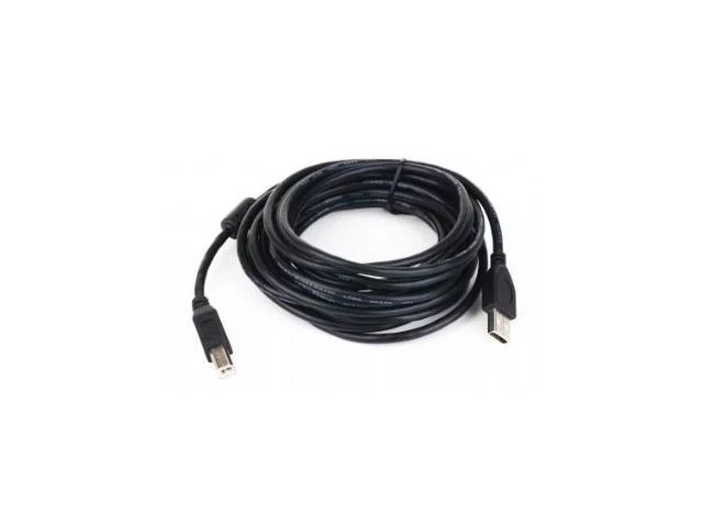 Cable USB 2.0 AM-BM 3m   (with ferrite) black