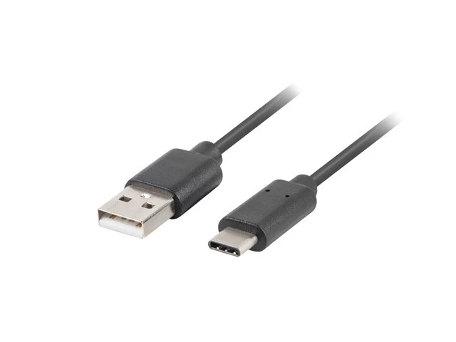 Cable USB CM - AM       2.0 1.8m black QC 3.0