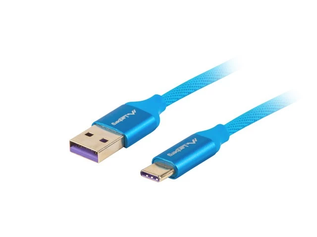 Cable USB CM - AM       2.0 1m blue