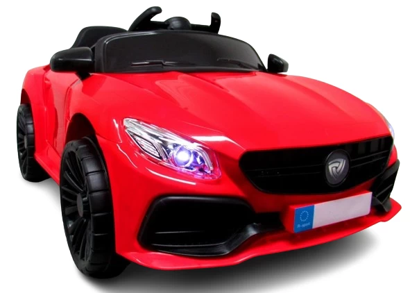 Cabrio Z6 Raudonas, Akumuliatorinis Automobilis