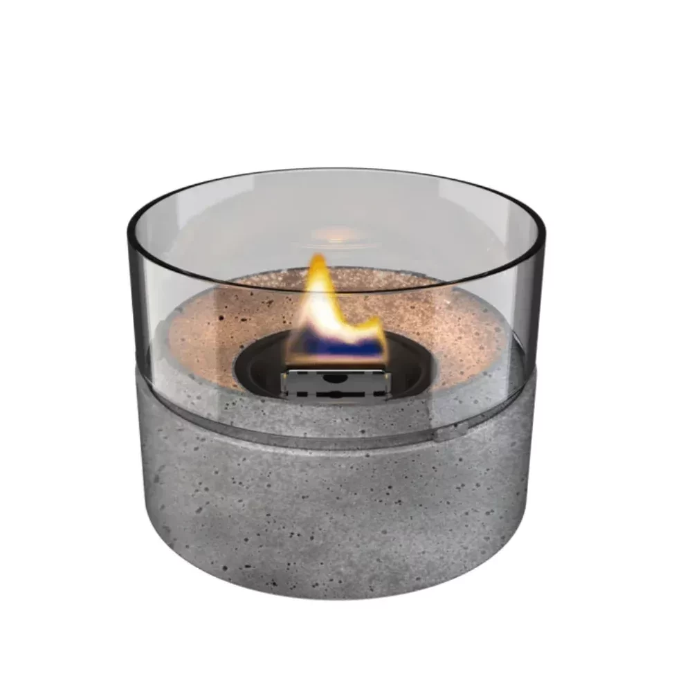 CAFE 14 Lava stalo židinys, pilkas, naudojamas Tenderfuel skystis