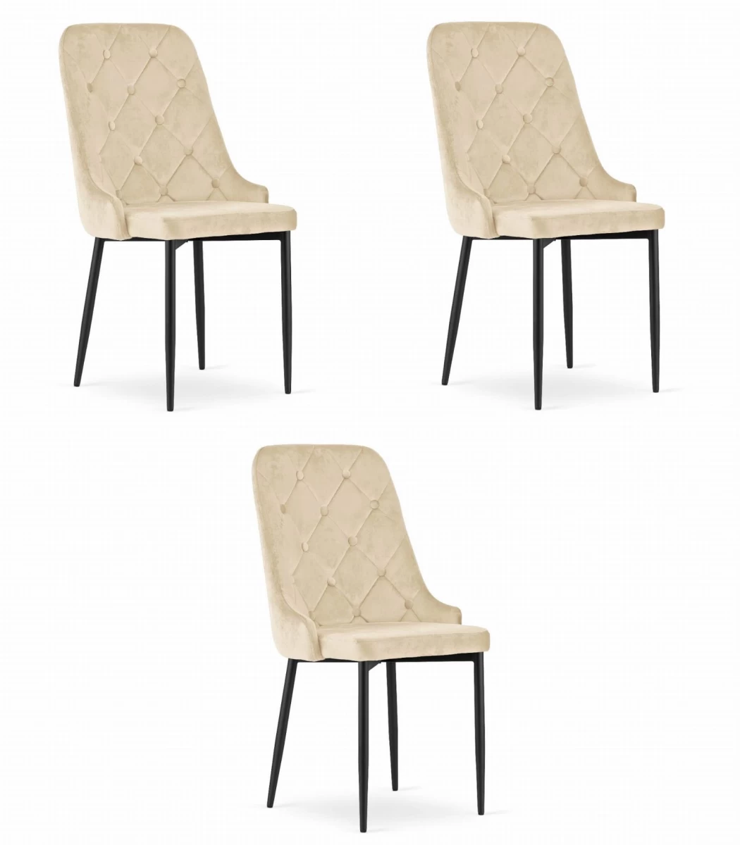 Capri Kėdė - Smėlio Spalvos X 3