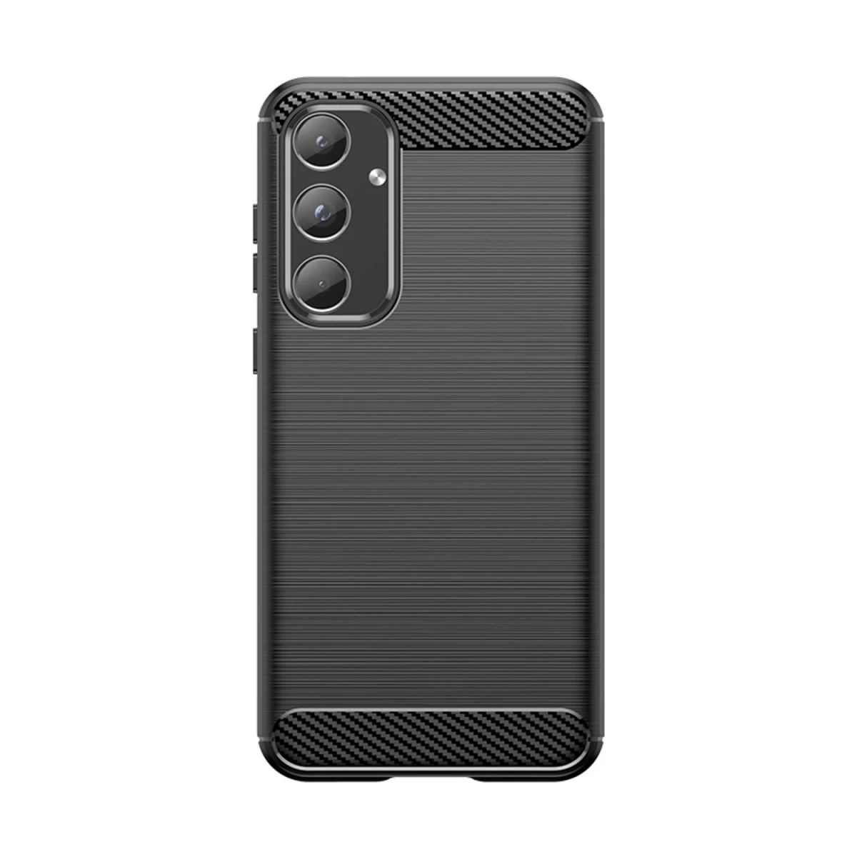 carbon Case Dangtelis samsung Galaxy A55 - Juodas
