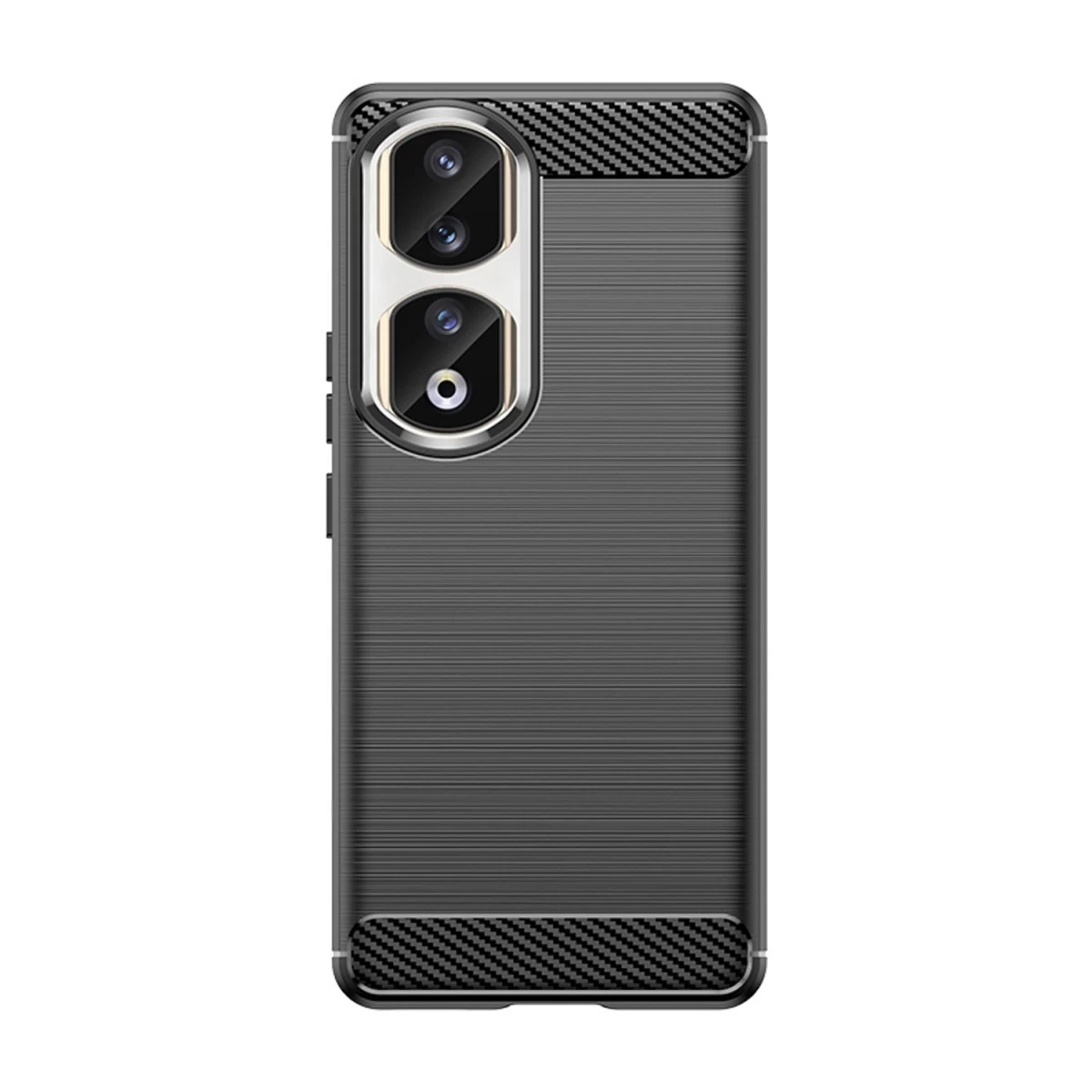 Carbon Case For Honor 90 Pro - Juodas
