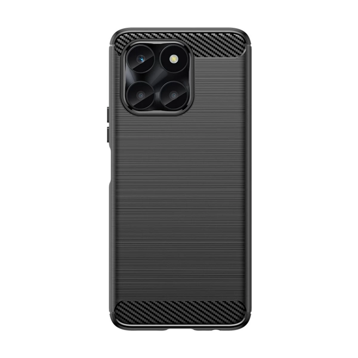 Carbon Case For Honor X6a - Juodas
