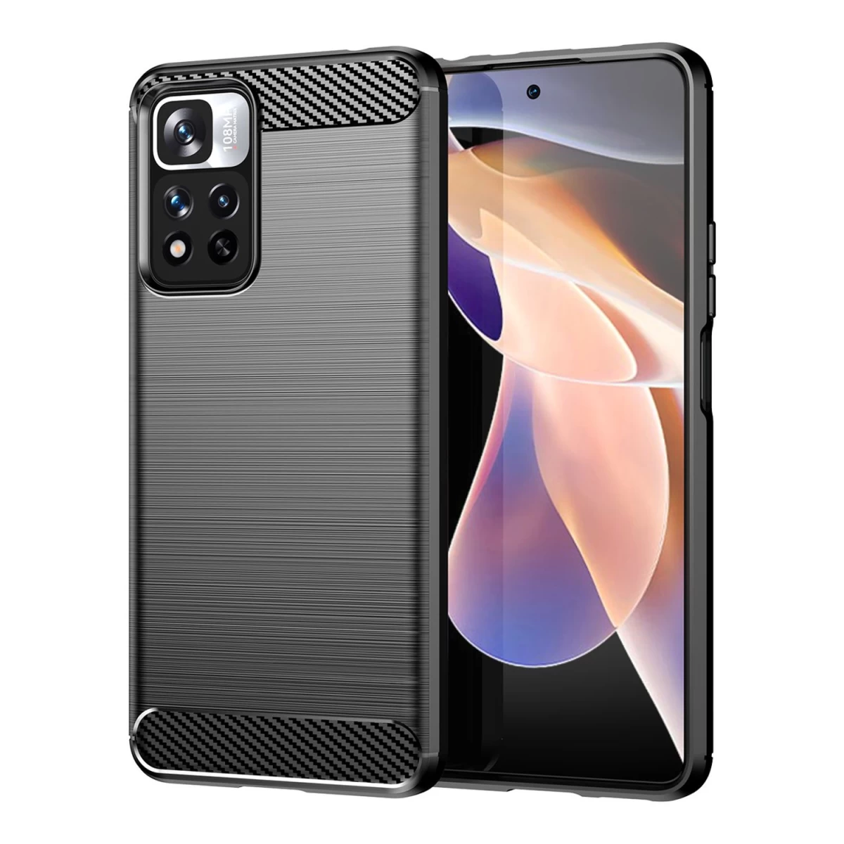 Carbon Case Lankstus Dėklo Dangtelis Xiaomi Redmi Note 11 Pro+ 5g (kinija) / 11 Pro 5g (kinija) / Mi11i Hypercharge / Poco X4 Nfc Juodas Carbon Case Lankstus Dėklo Dangtelis Xiaomi Redmi Note 11 Pro+ 5g (kinija) / 11 Pro 5g (kinija) / Mi11i Hypercharge / Poco X4 Nfc Juodas