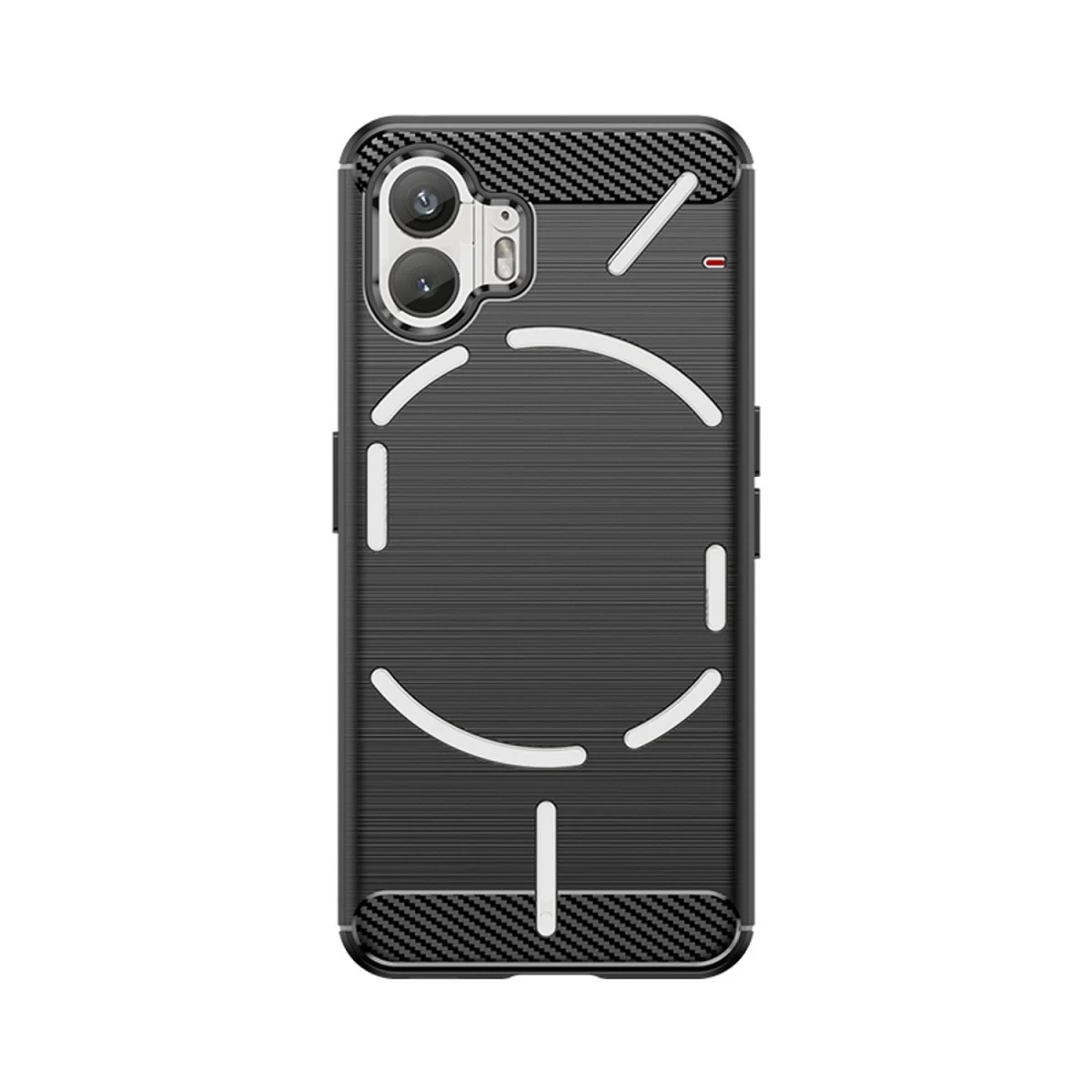 carbon Case Silikoninis Dėklas nothing Phone 2 - Juodas