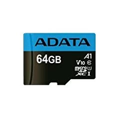 Card memory ADATA PREMIER AUSDX64GUICL10A1-RA1 (64GB; Class 10; Adapter)