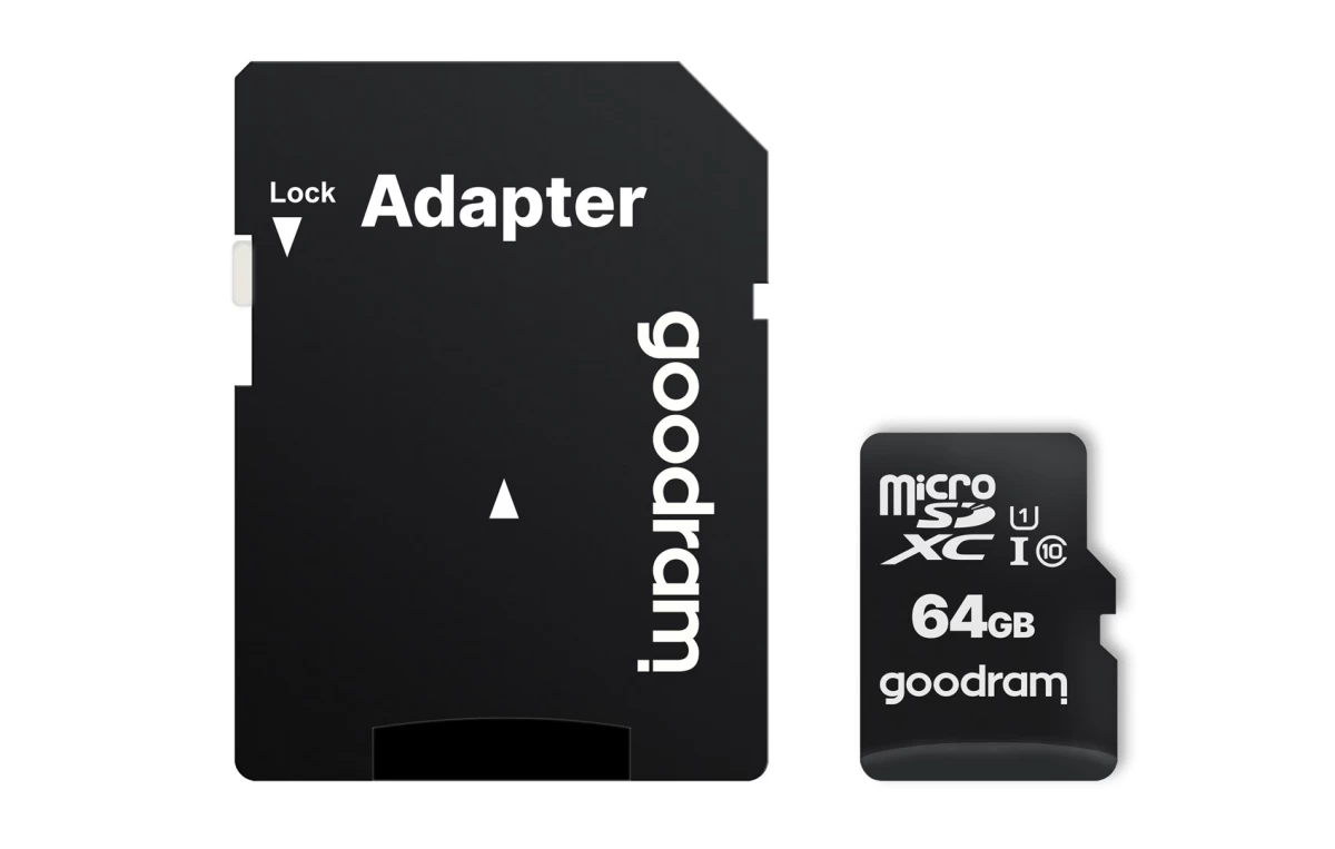 Card memory GoodRam M1AA-0640R12 (64GB; Class 10; + adapter)