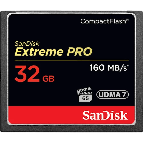 Card SanDisk Extreme Pro SDCFXPS-032G-X46 (32GB; Class 10, Class U3, V10)