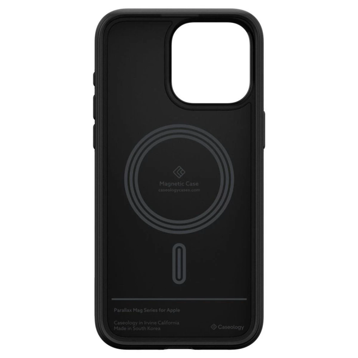 Caseology Parallax Mag With Magsafe Case For Iphone 15 Pro - Matinės Juodos Spalvos