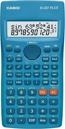 CASIO CALCULATOR SCIENTIFIC FX-220PLUS-2 BLUE, 12-DIGIT DISPLAY CASIO CALCULATOR SCIENTIFIC FX-220PLUS-2 BLUE, 12-DIGIT DISPLAY