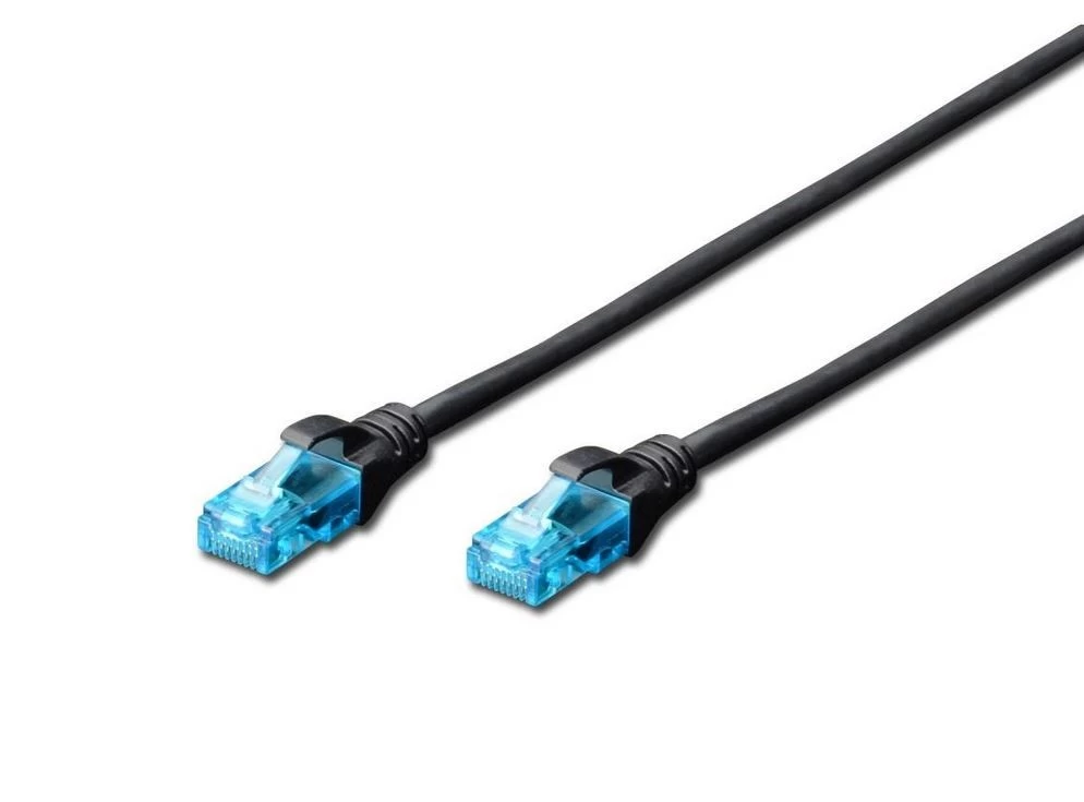 CAT 5e U-UTP patch cable 1m black