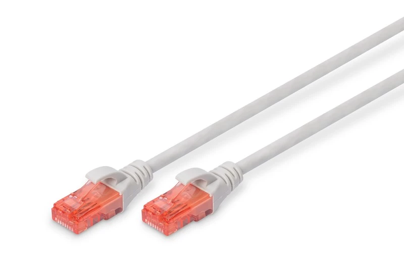 CAT 6 U-UTP patch cable  2m grey