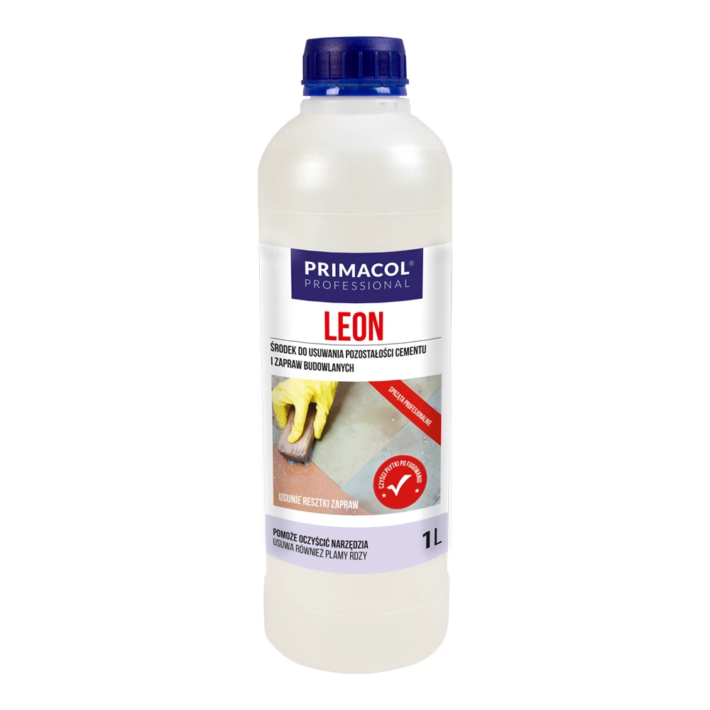 Cemento ir statybinių skiedinių likučių valiklis PRIMACOL Leon, 1l Cemento ir statybinių skiedinių likučių valiklis PRIMACOL Leon, 1l