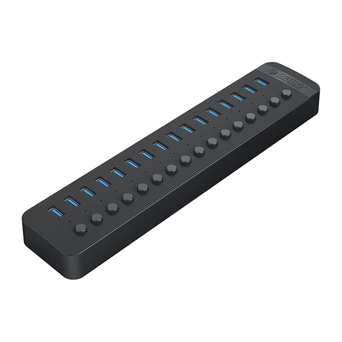 Centratorius Ct2u3-16ab Su 16x Usb-a Jungikliais - Juodas Centratorius Ct2u3-16ab Su 16x Usb-a Jungikliais - Juodas