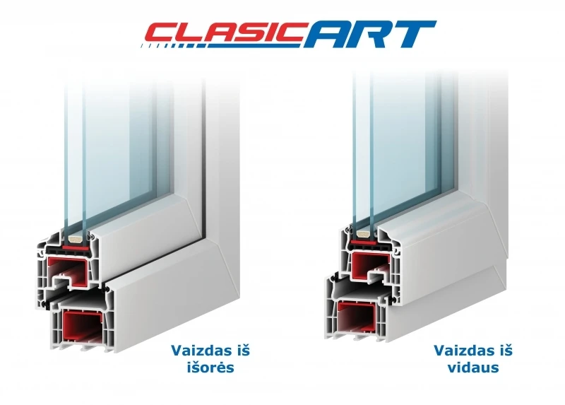 Plastikiniai langai ClasicART