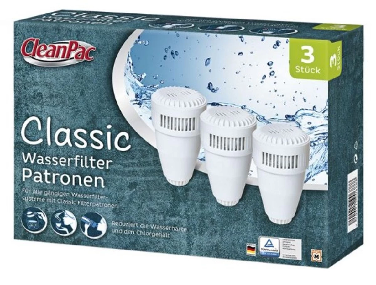 cleanpac, classic, Filtrų Kasetės, 3 Vnt. (vokietijos Produktai).