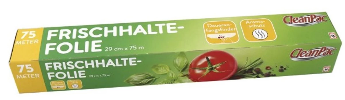 Cleanpac, Maistinė Plėvelė 75 M, 1 Vnt. (vokietijos Produktas).