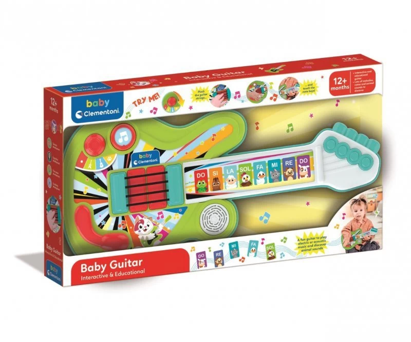 Clementoni 17639 Kūdikių Interaktyvioji Gitara