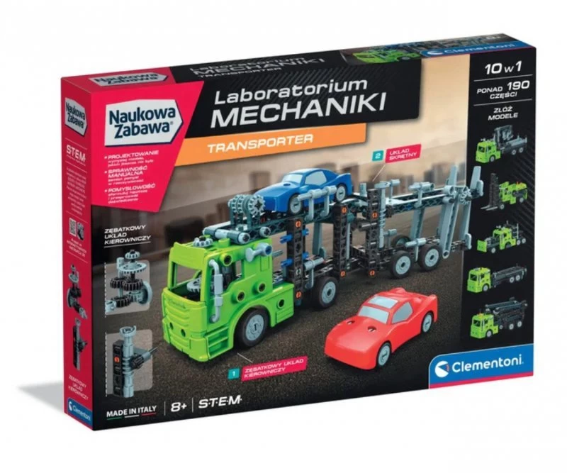 Clementoni 50249 Science Fun Lab Mechanics Transporter
