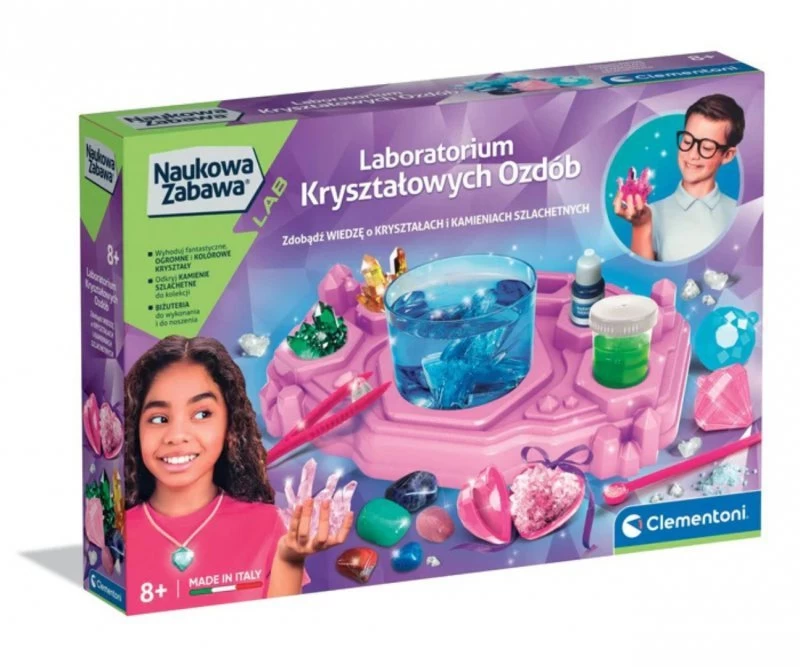 Clementoni 50398 Science Fun Lab Crystals Dekoratyvinė Laboratorija