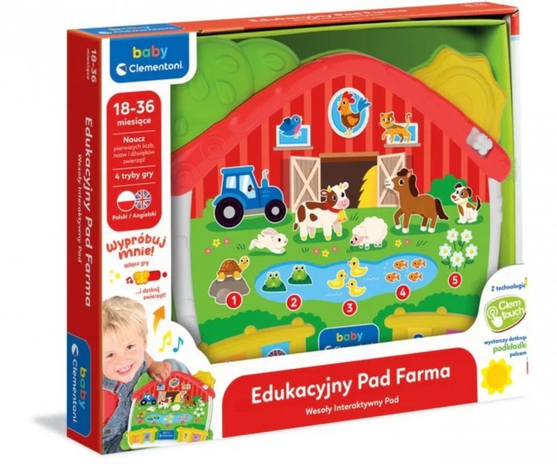 Clementoni Baby 50386 Farmer's Farmer's Educational Pad