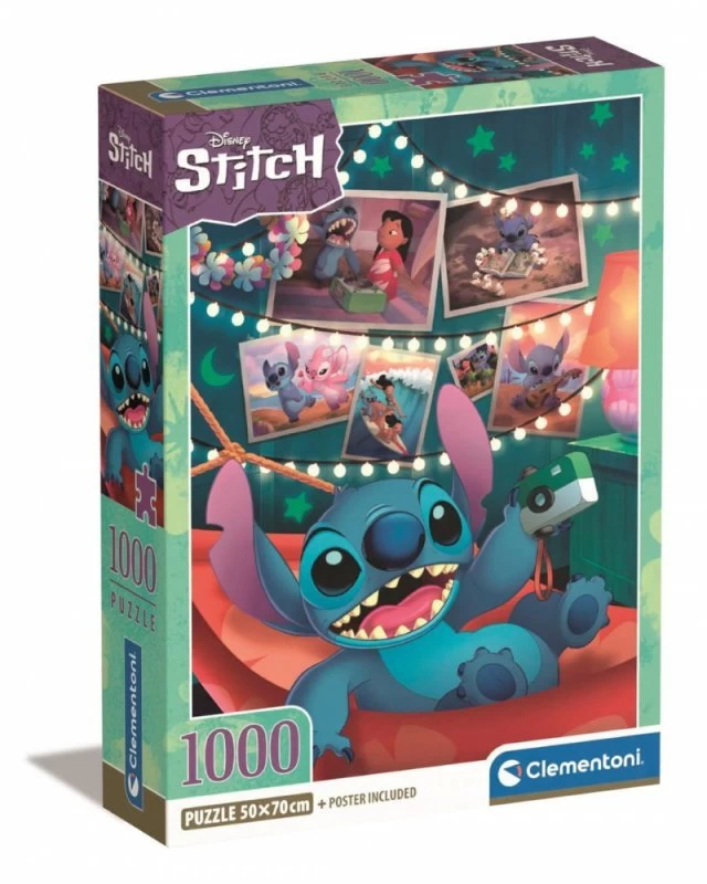 Clementoni Dėlionė 1000el Stitch Disney 39793