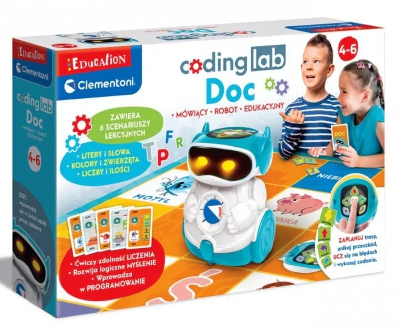 Clementoni Edukaciniai žaidimai 50730 Edukacinis Robotas Doc