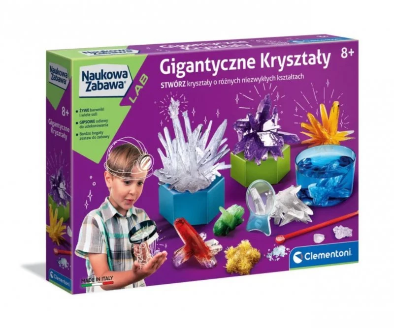 Clementoni Science Fun Lab 50106 Milžiniški Kristalai