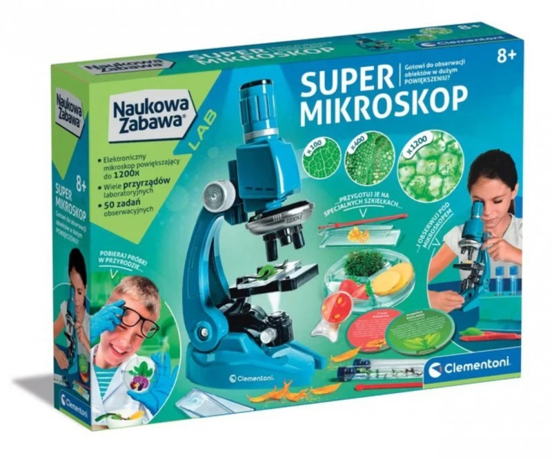 Clementoni Scientific Fun Lab 50755 Super Mikroskopas