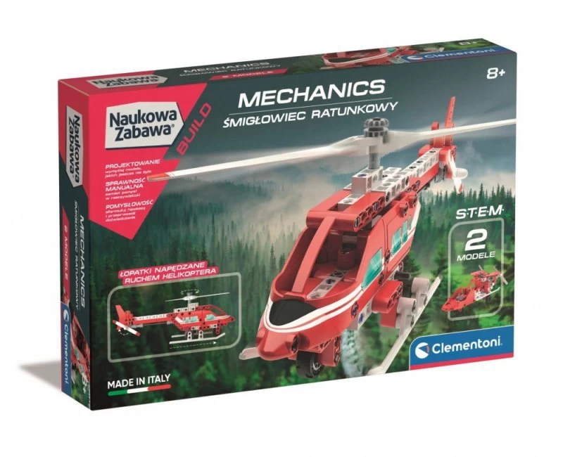 Clementoni Scientific Fun. Mechanikos Laboratorija. Gelbėjimo Sraigtasparnis 50753