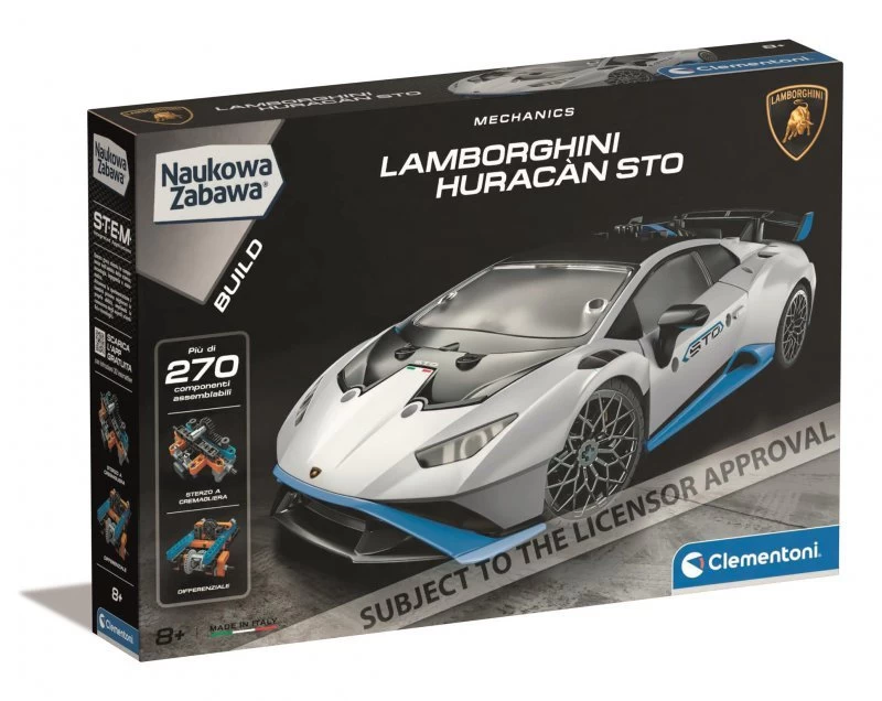 Clementoni Scientific Fun. Mechanikos Laboratorija. Lamborghini Huracan Sto 50917