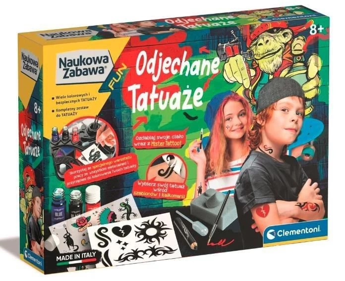 Clementoni Scientific Fun. šaunios Tatuiruotės 50721