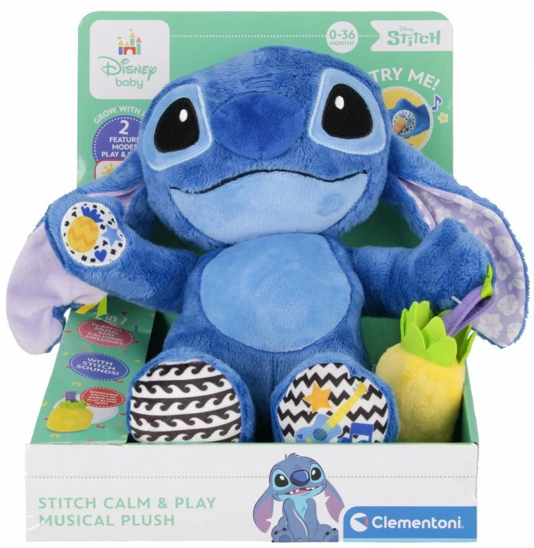Clementoni Stitch Interaktyvus Pliušinis Disney Kūdikis 17987