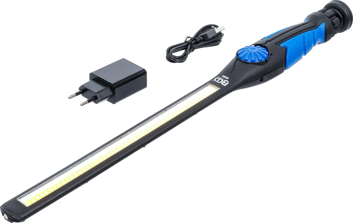 COB-LED / UV darbo lempa | baltas ir geltonas LED | itin plokščio tipo (6660)