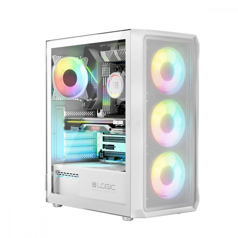 Computer cases PORTOS   ARGB MIDI White
