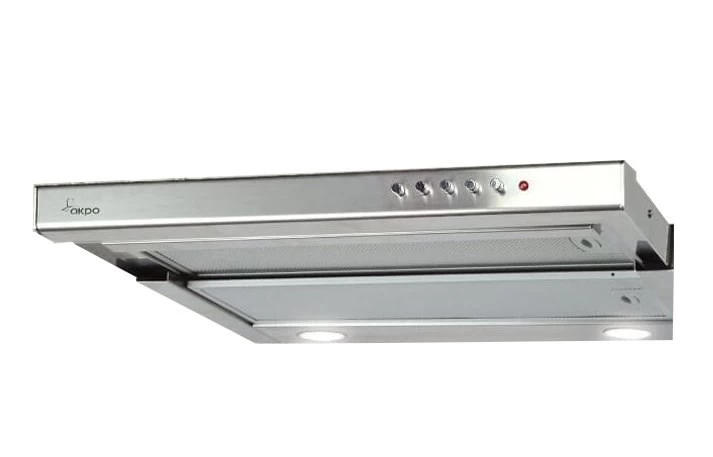 Cooker hood telescopic AKPO WK-7 LIGHT 60 INOX (265,5 m3/h; 600mm; inox color)