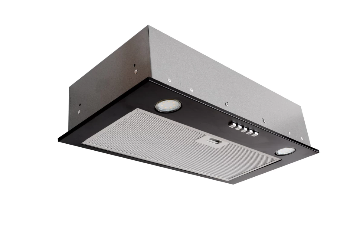 Cooker hood under-cabinet CIARKO SL-BOX 60 Black (171 m3/h; 600mm; black color)