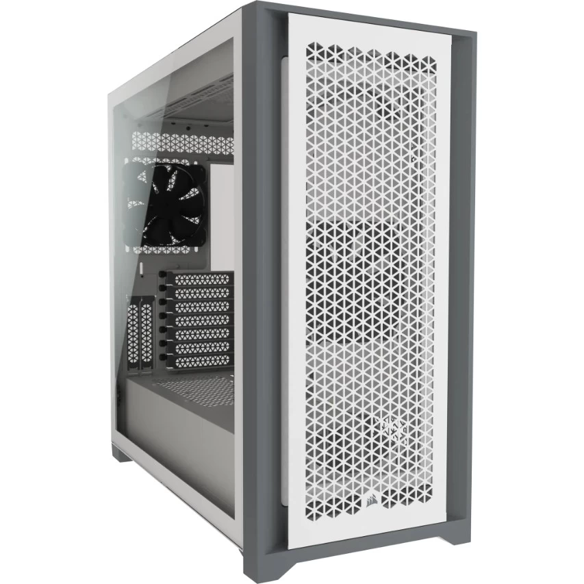 CORSAIR 5000D Airflow   TG White Mid Tower ATX